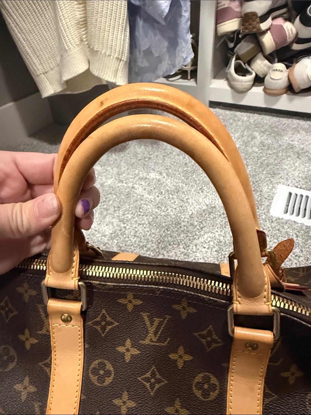 Louis Vuitton  Monogram Keepall Travel Duffel - Brown/Tan - Picture 3 of 15